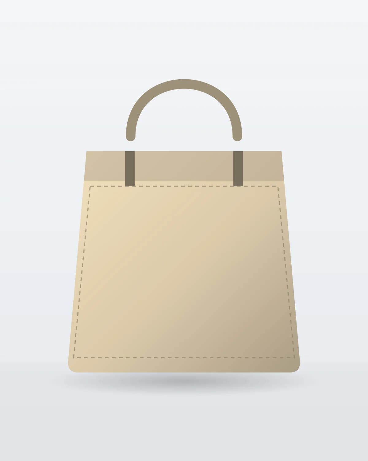 Everyday Canvas Tote in Natural — illustration